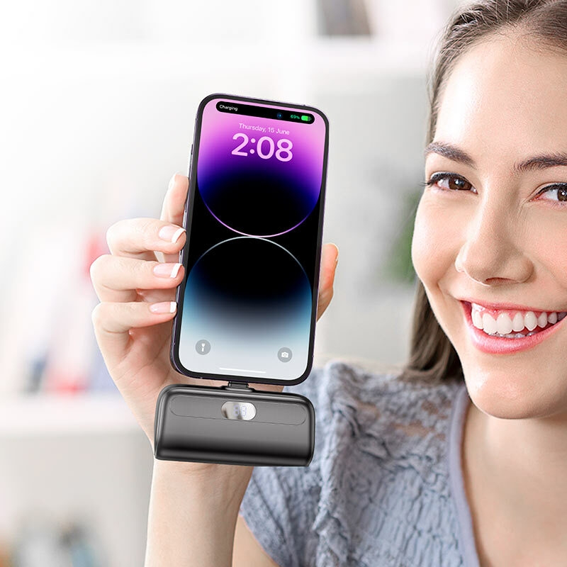 hoco j116 cool charging pocket power bank ltn 5000mah charging