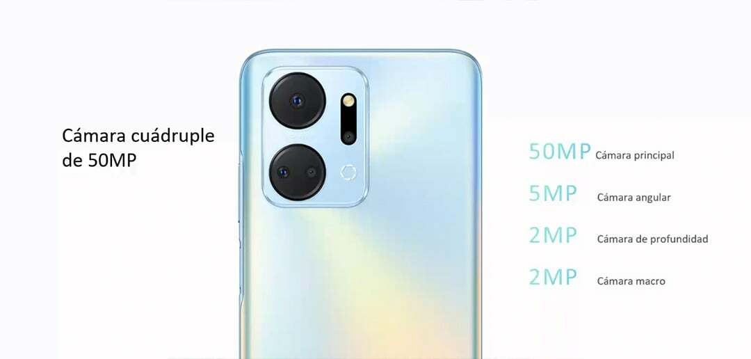 L'ensemble caméra HONOR X7a