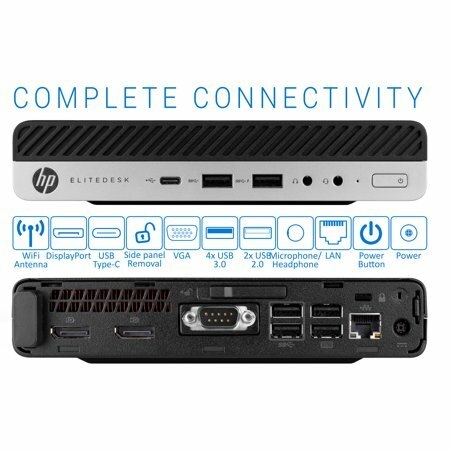 HP EliteDesk 800 G3 Mini PC, Intel Core i7-6700 Upto 4.0GHz, 16GB RAM, 1TB  NVMe SSD + 1TB HDD, DisplayPort, Wi-Fi, Bluetooth, Windows 10 Pro - Walmart  Canada