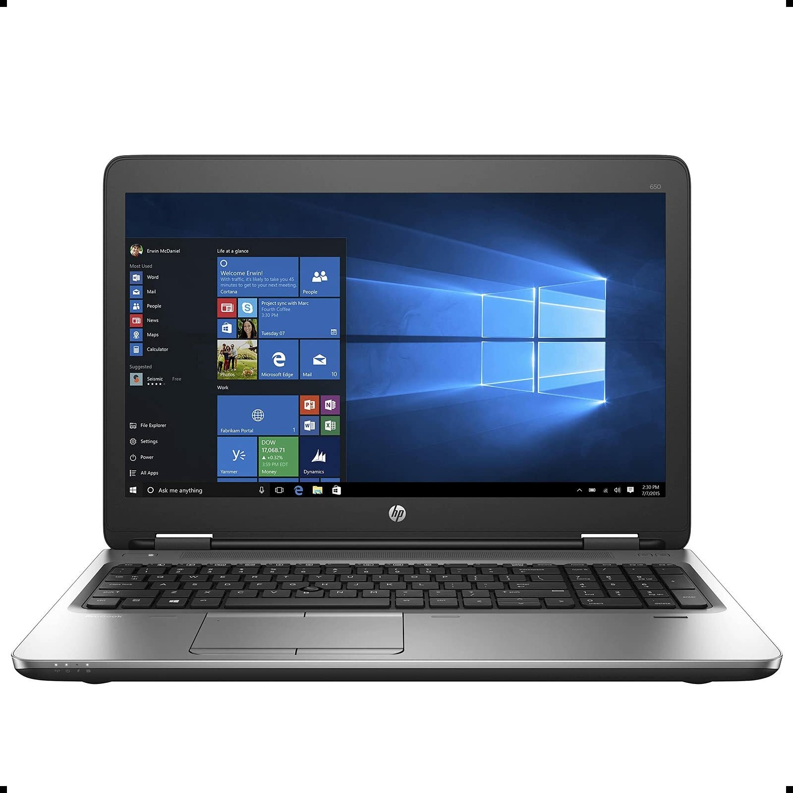 HP ProBook 650 G2 Ordinateur portable professionnel 15,6