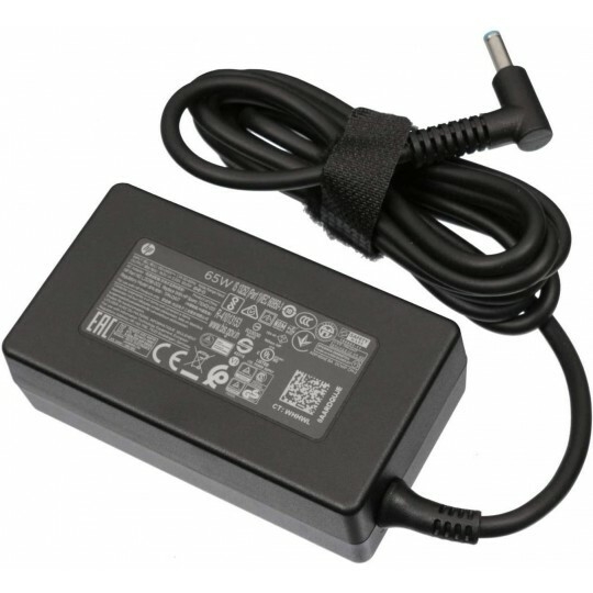 chargeur hp 65w origine embout bleu smart yaratech.ma 1