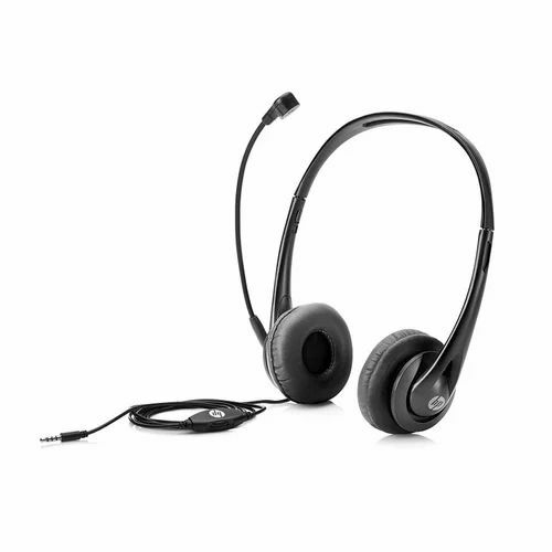 HP Stereo 3.5mm Over Ear Wired Headset with Mic (Black), 86 G, Model Name/Number: T1A66AA at ₹ 900/piece in Rajkot