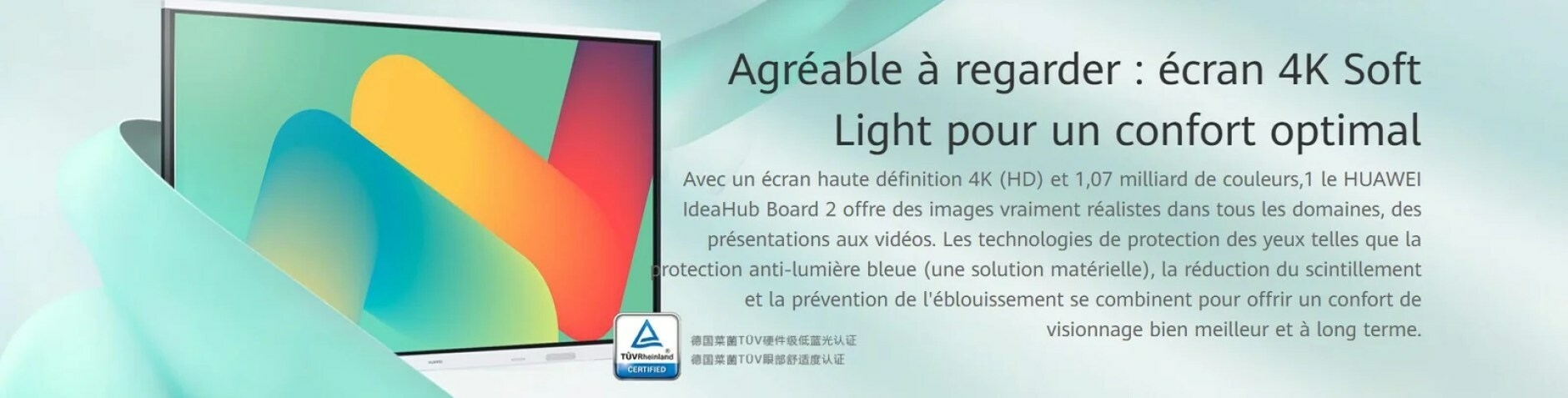 HUAWEI IdeaHub 65 pouces Board 2 - Écran de Collaboration intelligent (55150691)