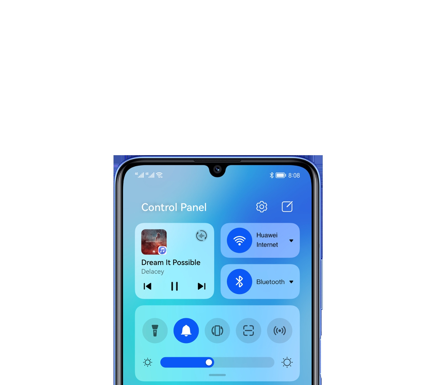 Panneau de configuration Huawei nova Y70