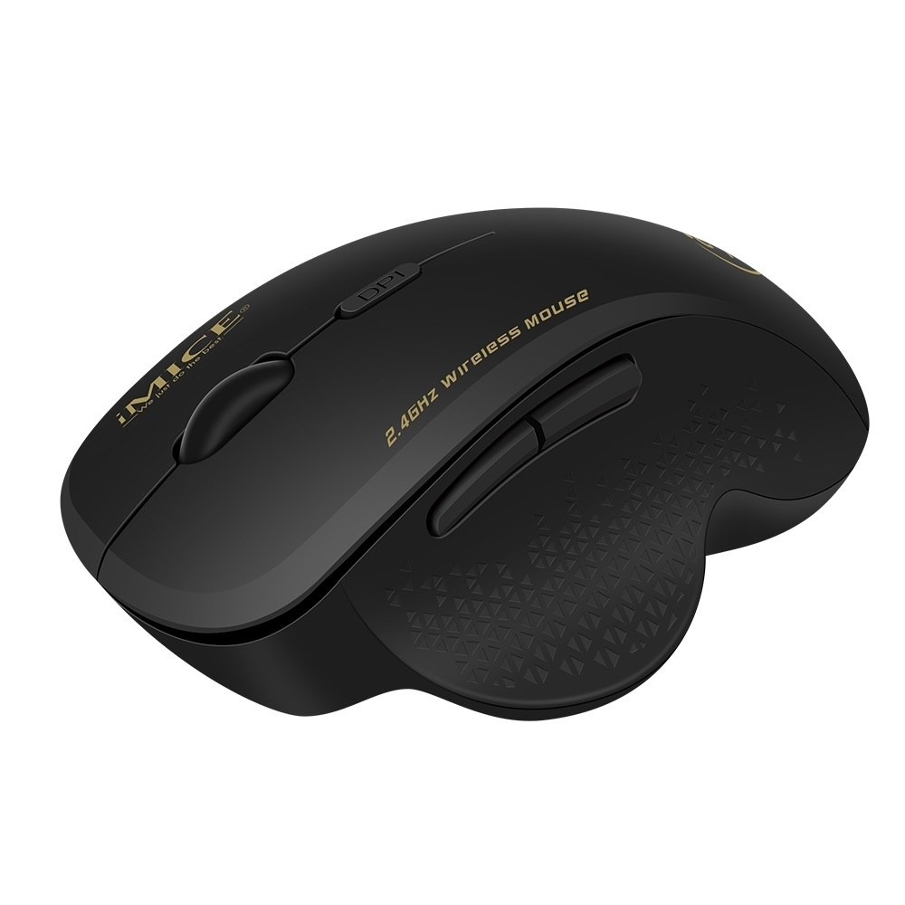 iMICE G6 Souris sans fil 2.4G Souris de bureau Souris de jeu à 6 boutons (Noir) iMICE G6 Souris sans fil 2.4G Souris de bureau Souris de jeu à 6 boutons (Noir)