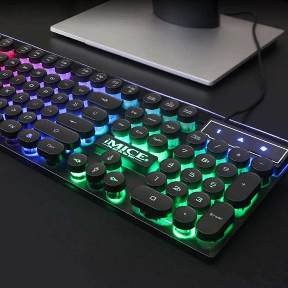 IMICE AK-800 Gamer Clavier LED Rétro-Éclairage Laser AK700 Clavier Pour Jeu PC