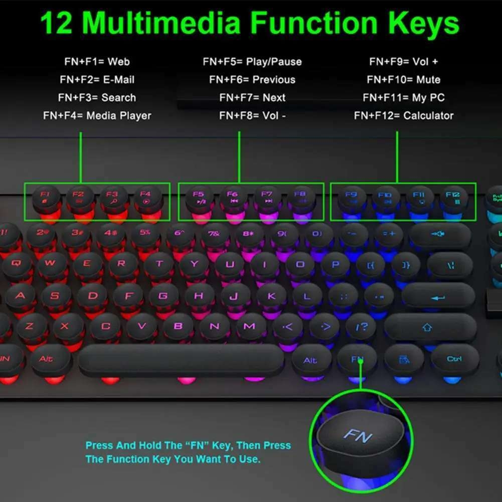 IMICE AK-800 Gamer Clavier LED Rétro-Éclairage Laser AK700 Clavier Pour Jeu PC