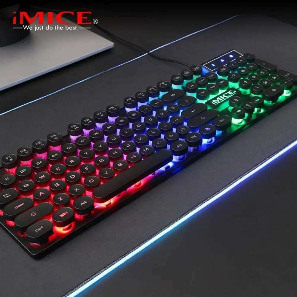 IMICE AK-800 Gamer Clavier LED Rétro-Éclairage Laser AK700 Clavier Pour Jeu PC