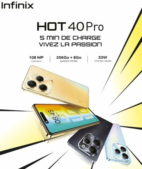 Lancement de la série Infinix HOT 40 en Côte d'Ivoire avec un puissance et  performances redéfinies - Digital Mag Côte d'Ivoire : Le Média 100% digital