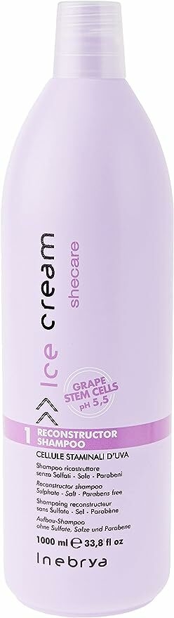 Inebrya Ice Cream Shecare Reconstructor Shampoo - 1000 Ml : Amazon.it: Bellezza