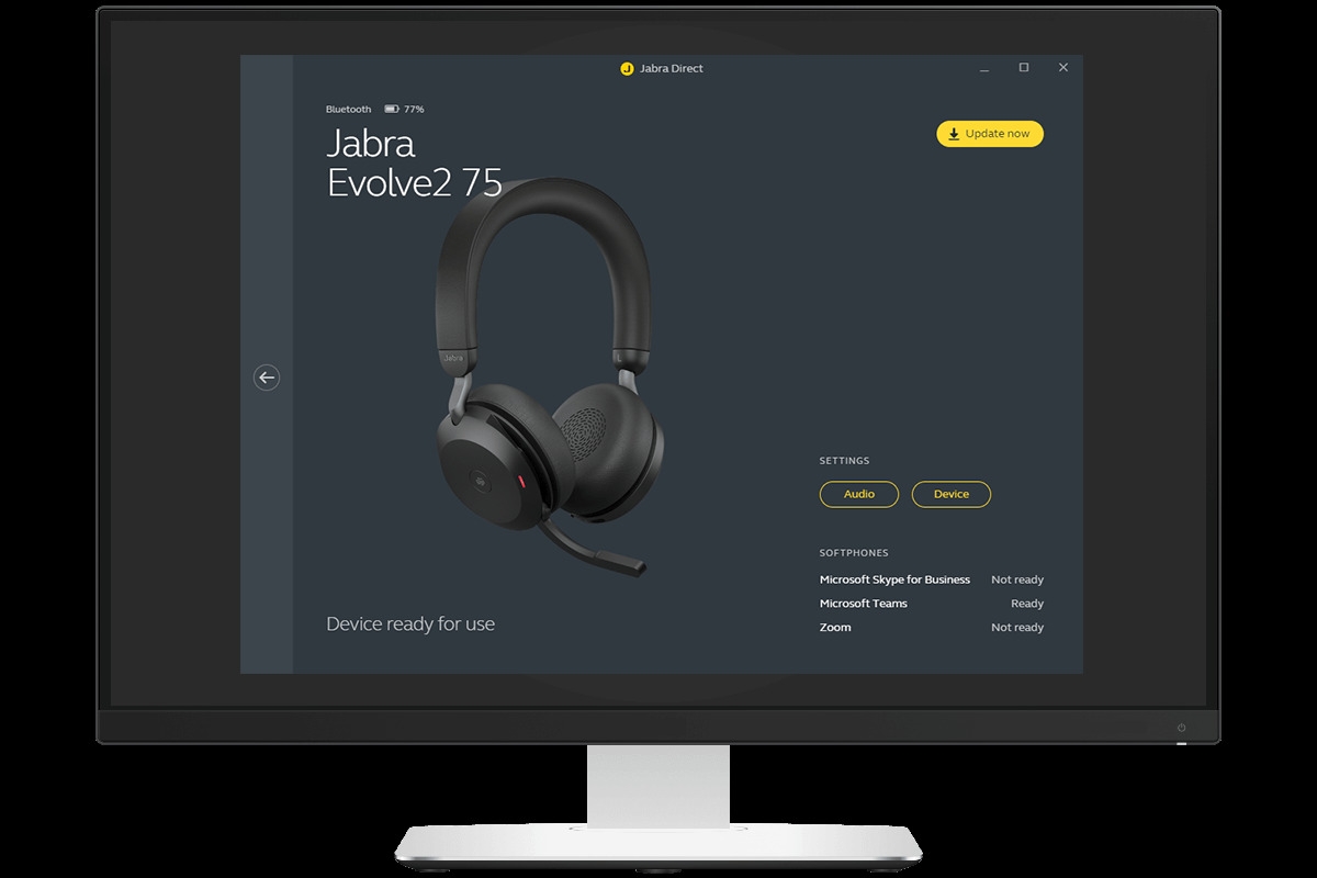 Jabra evolve2 75 USB A stereo ms yaratech.ma 8