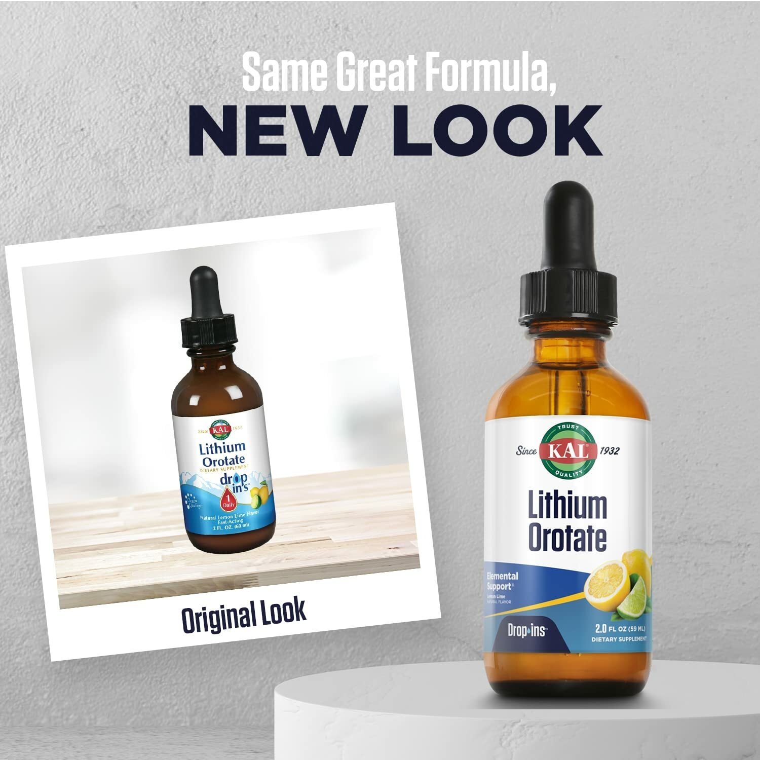 KAL Lithium Orotate Drops Natural Lemon Flavor - 2fl. oz (60ml): Buy Online  at Best Price in UAE - Amazon.ae