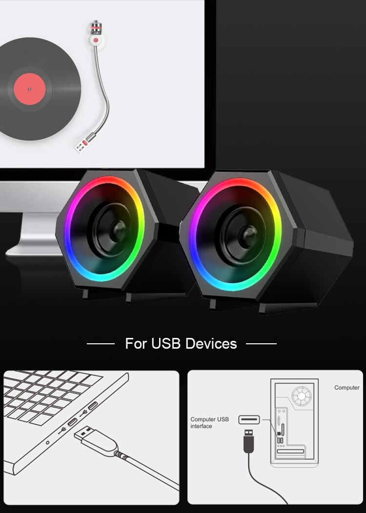 Kisonli new usb lamp speaker for outdoor