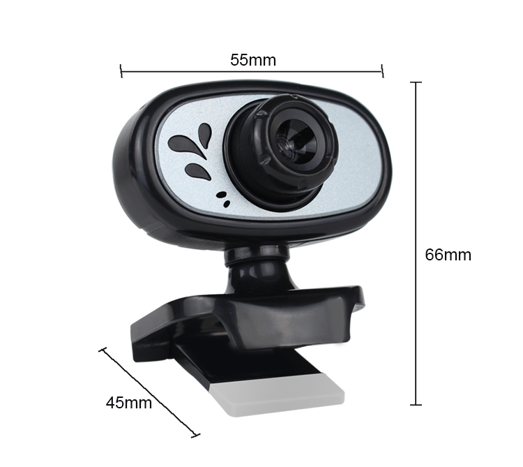 Kisonli PC-3 480P Usb Webcam pour Pc
