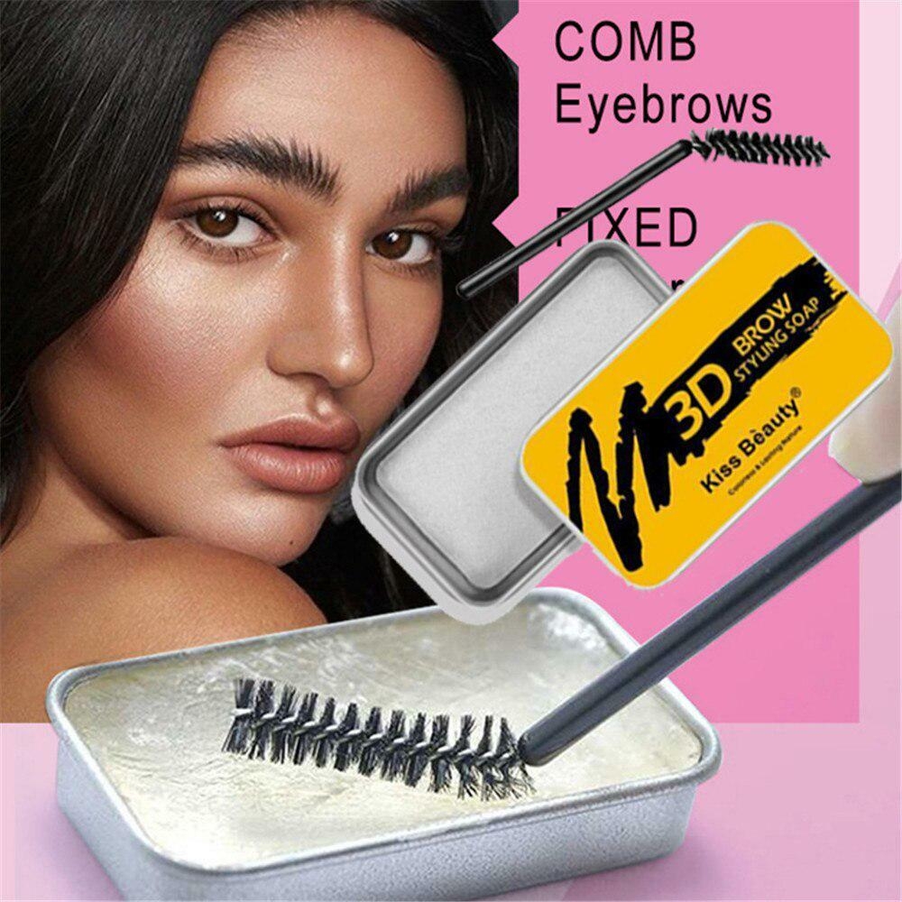 V&S Kiss Beauty Eyebrow Styling Cream Colorless Long Lasting Natural Eyebrow Soap - Lazada PH