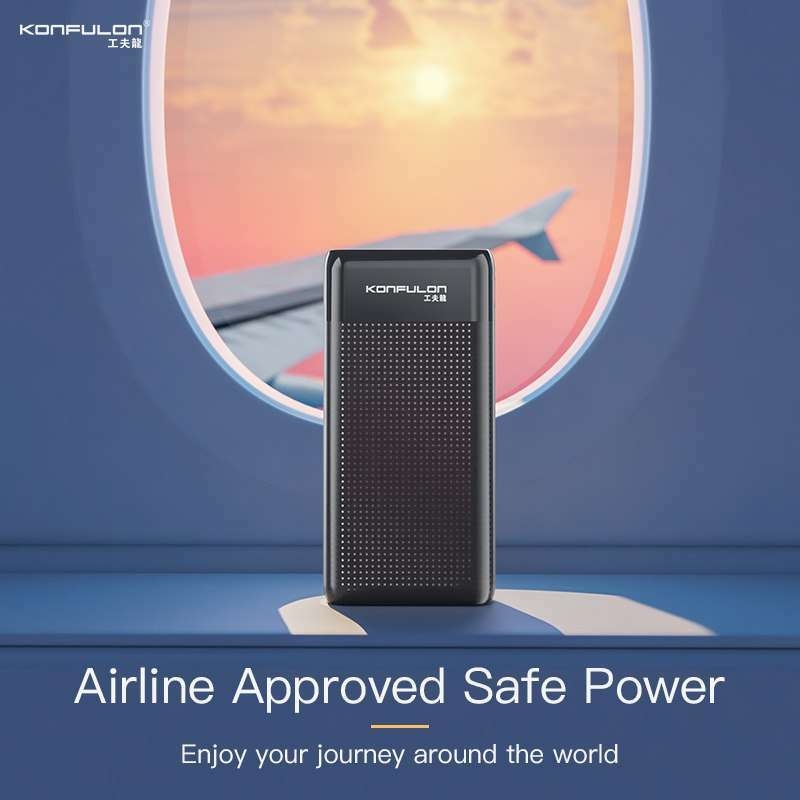 Konfulon A30 Powerbank 20000mAh Fast Charger 15W 3 Output Power bank A30 WAFFIR.MA