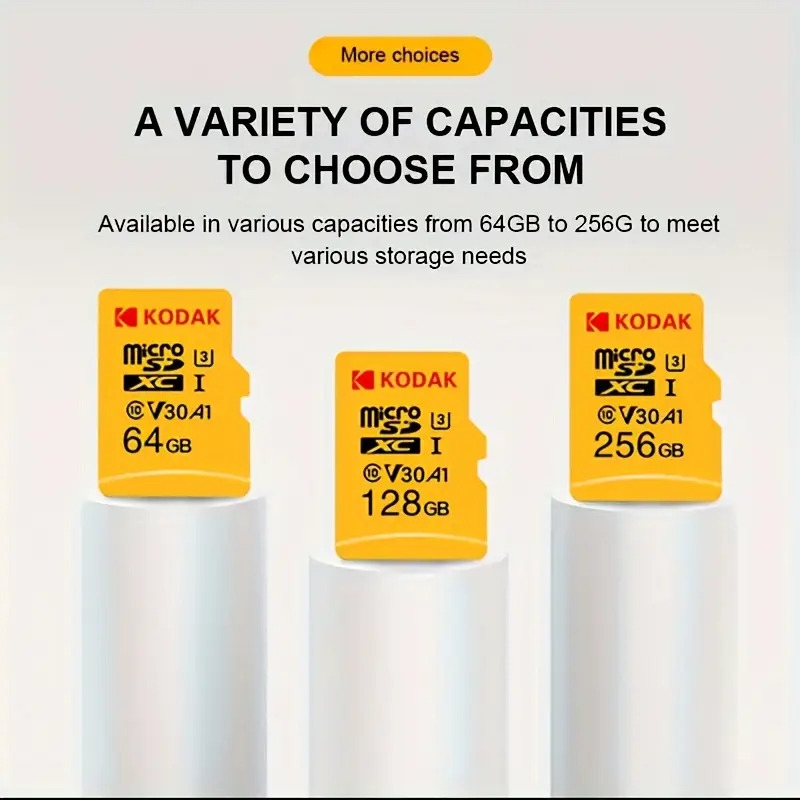 carte   haute vitesse   pour caméras de bord, 32 go 64 go 128 go 256 go, carte sd pour caméra de surveillance, pc, écouteurs, haut-parleur, caméra hd, psp, adaptateur sd, expansion de stockage de carte sd pour smartphone/camera Détails du produit 7