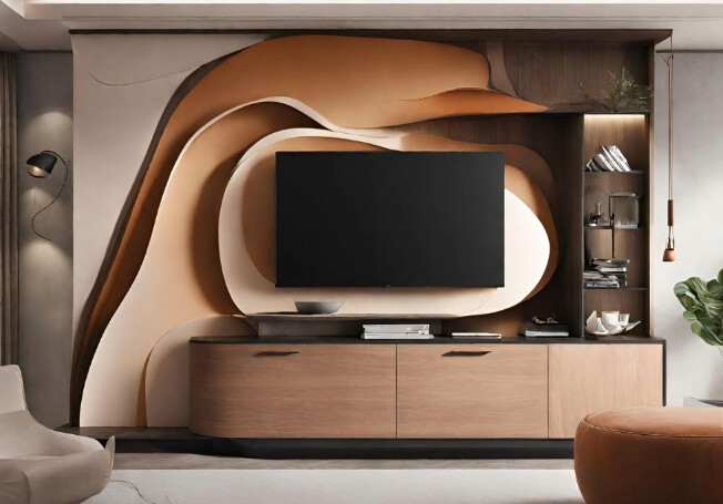 Modern TV Cabinet Designs for Living Room - Asian Paints