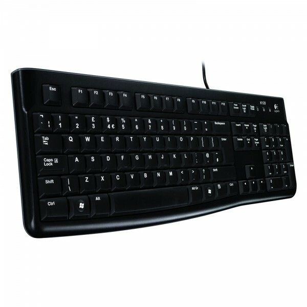 Logitech Keyboard K120 (AZERTY, Français) Claviers Logitech, Ultra Pc Gamer Maroc