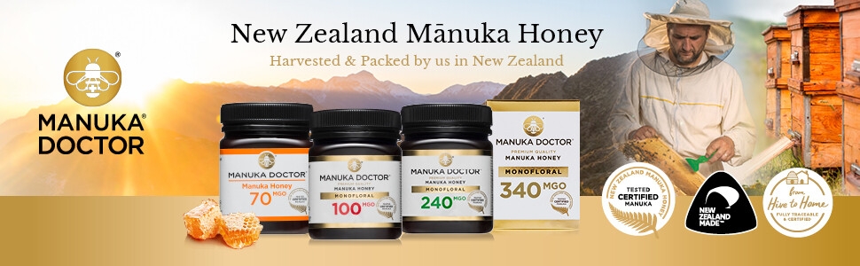 Manuka Doctor 240 MGO Manuka Honey, 250 g : Amazon.co.uk: Grocery