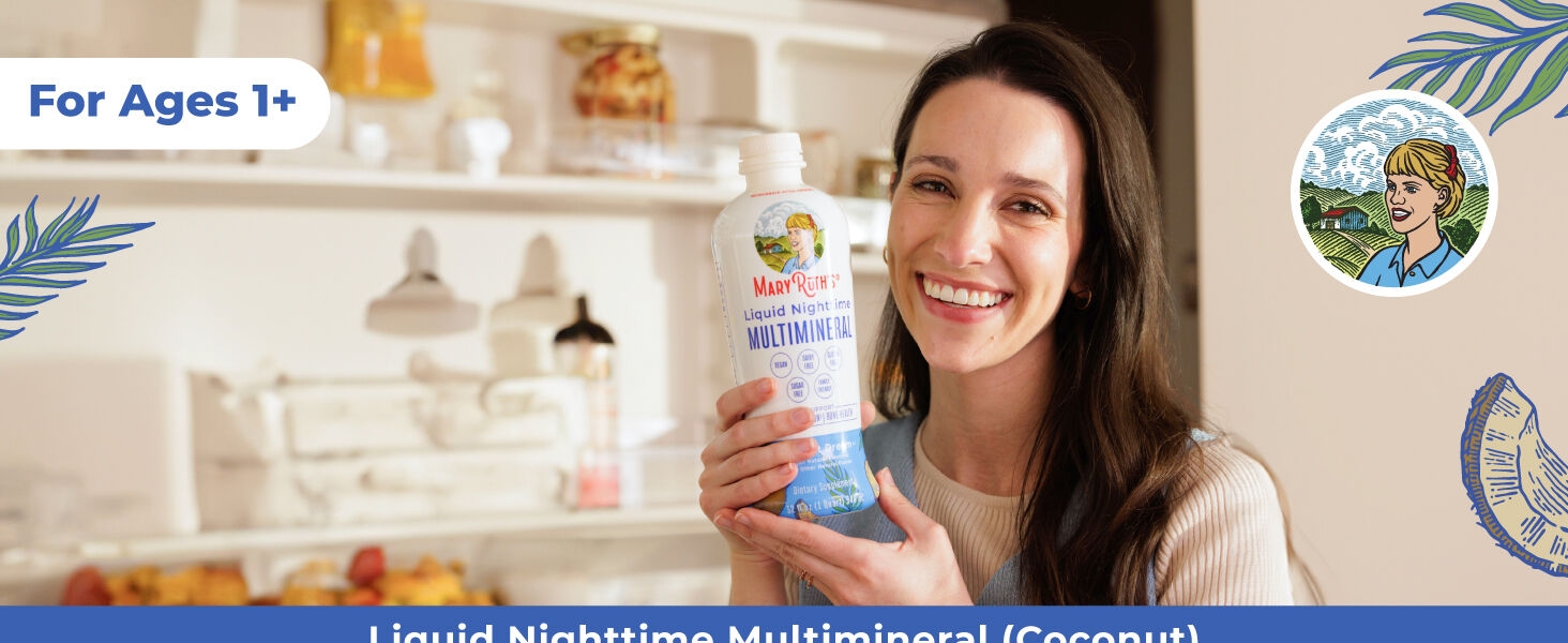 Nighttime Multimineral Liquid, Coconut, 15.22 oz