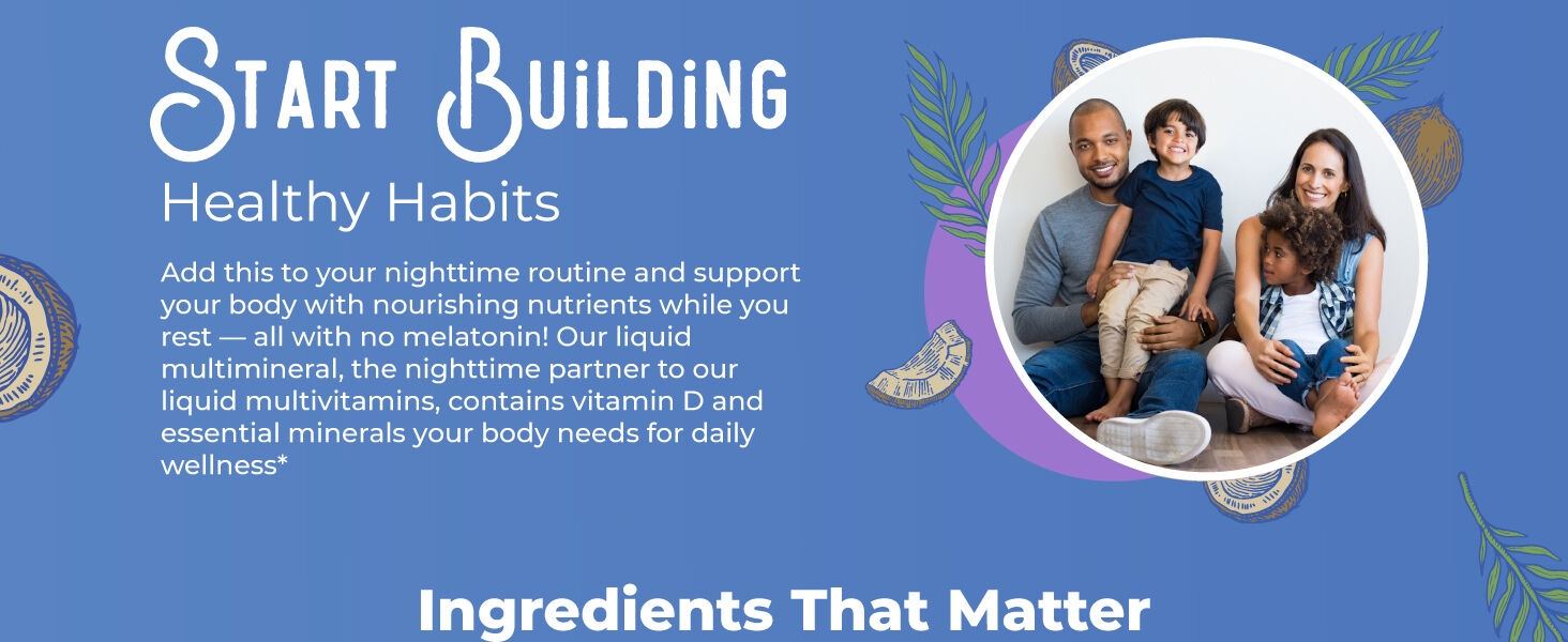 Nighttime Multimineral Liquid, Coconut, 15.22 oz