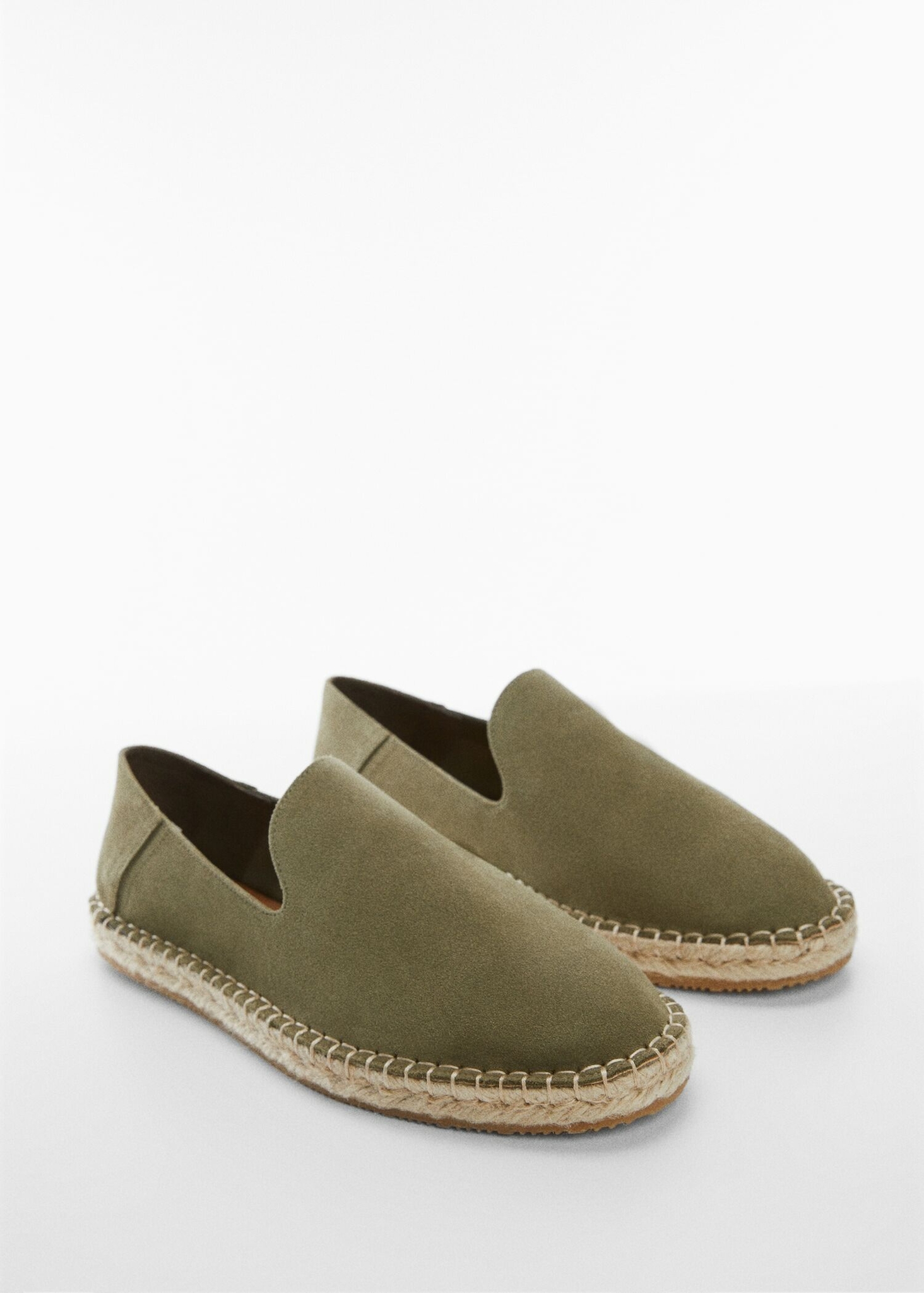 Espadrilles suède jute - Plan moyen