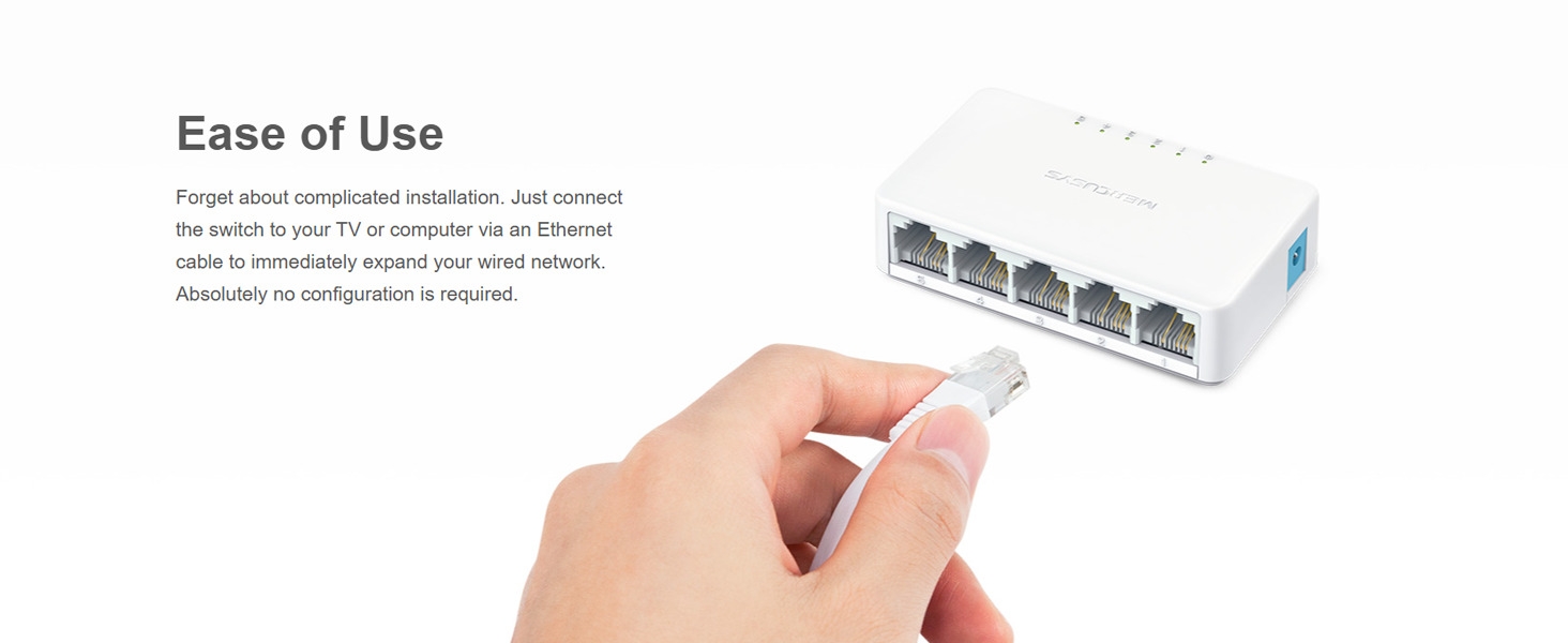 MS105 5-Port 10/100Mbps Desktop Switch
