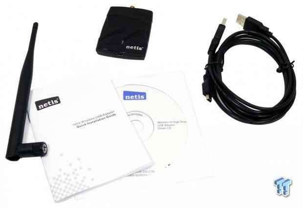 Examen de l'adaptateur USB sans fil N 150 Mbps haute puissance Netis WF2505 03 Examen de l'adaptateur USB sans fil N 150 Mbps haute puissance Netis WF2505 03