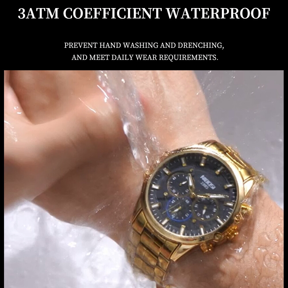 NIBOSI 2565 Superior Durable New Arrival Hot Selling Low MOQ Chronograph The New Listing Men Quartz Watches Stainless Steel Band