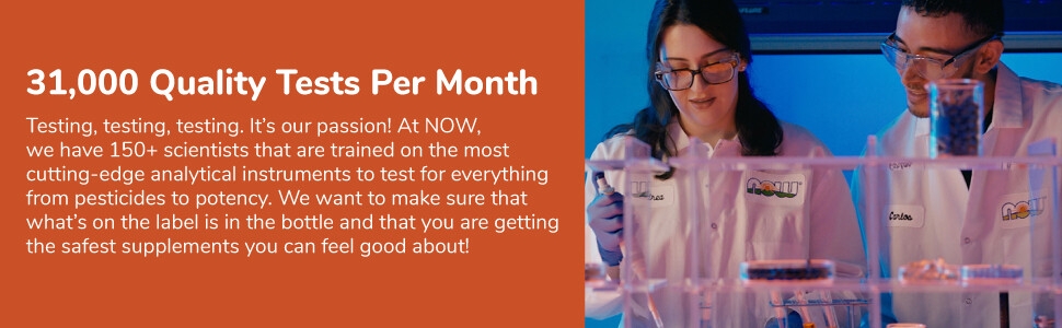 Image showing lab workers administering tests to showcase NOW's 31K quality tests per month