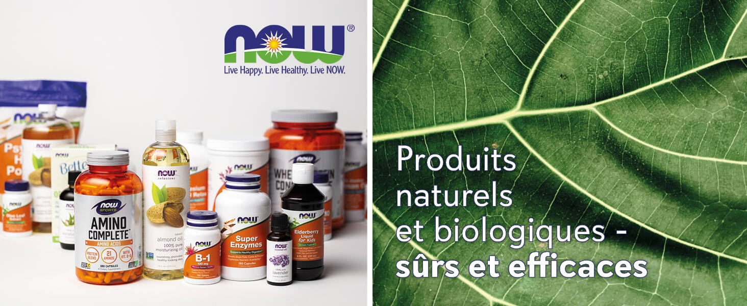 gamme de produits now foods