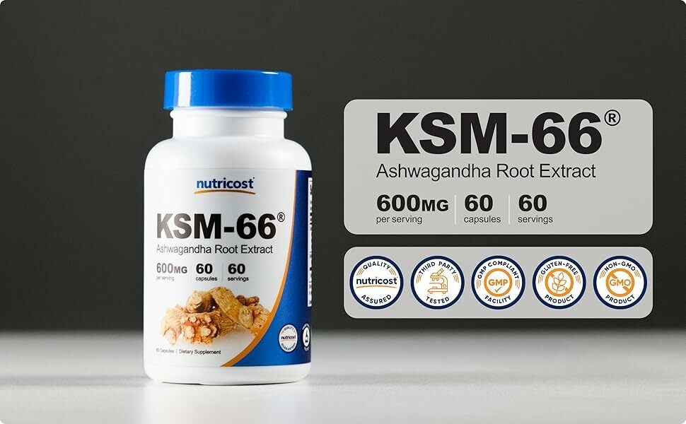 Nutricost KSM-66 KSM 66 600mg