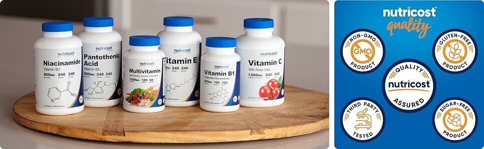 Amazon.com: Nutricost L-Lysine 500mg (1000mg Serving), 500 Capsules (2  Bottles) : Health & Household