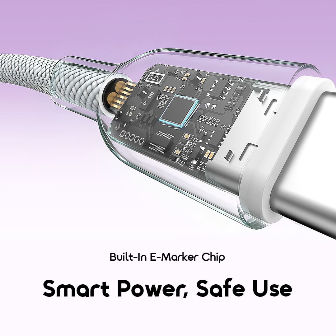 oraimo Data Cable BraidLine OCD-1525CC 05 Built-In E-Marker Chip Smart Power Safe Use