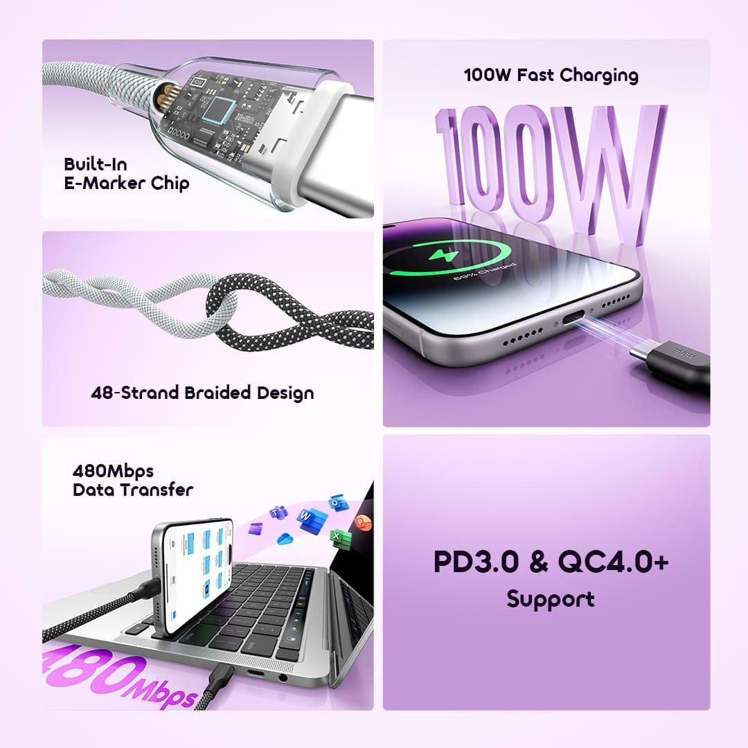 oraimo Data Cable BraidLine OCD-1525CC 02 Full Features Summary