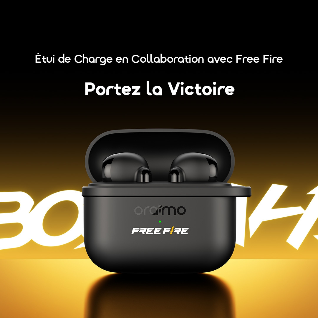 Oraimo True Wireless Earbuds SpaceBuds Air OTW 324S FREEFIRE 6 Free Fire Collaboration
