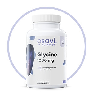 Glycine, 1000mg - 60 vegan caps A+ content