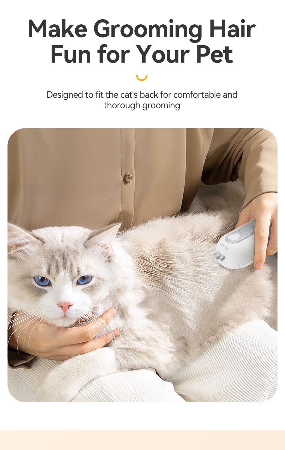 6ad4c8c8616796b54f08bdc3f53e1759 ROJECO RK35 Brosses et peignes électriques pour l'épilation des poils d'animaux