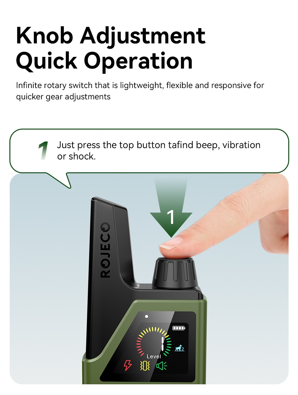 S71d2c2831844486589e6f47c9add5f49X Collier de Dressage Rojeco 300m – Étanche Ipx7 & Rechargeable pour un Chien Bien Éduqué !