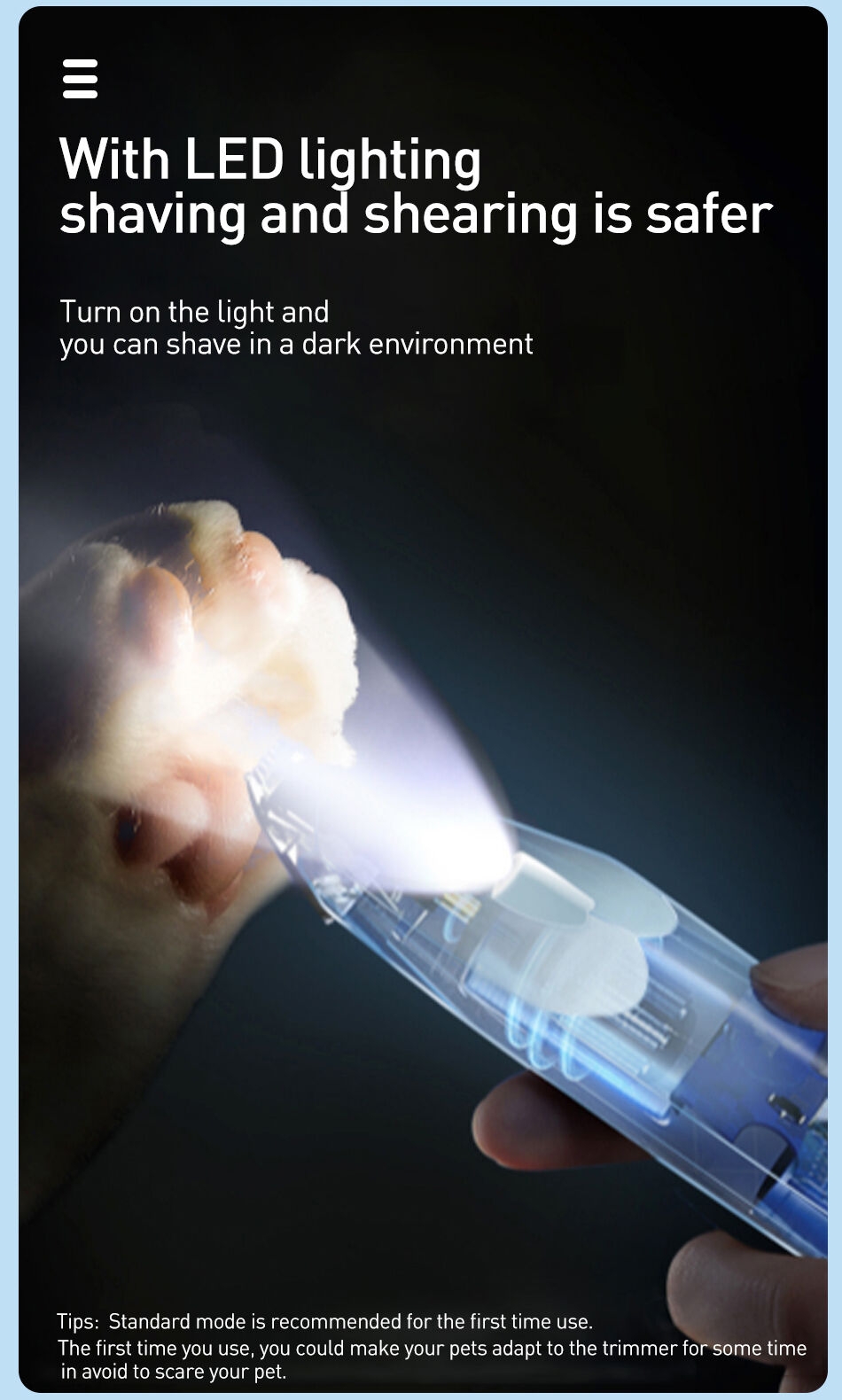 S1fe157060102483d8c736ee7409c1832w ROJECO Professional Dog Hair Trimmer – Ceramic and stainless-steel blades