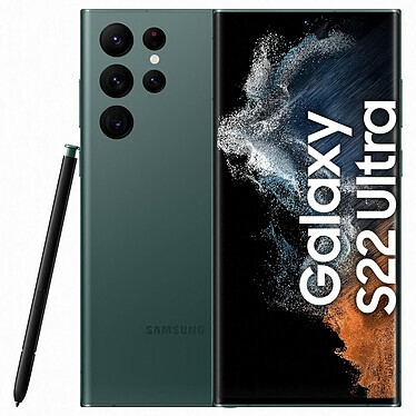 Samsung Galaxy S22 Ultra SM-S908B Vert (12 Go / 256 Go) v2 · Reconditionné