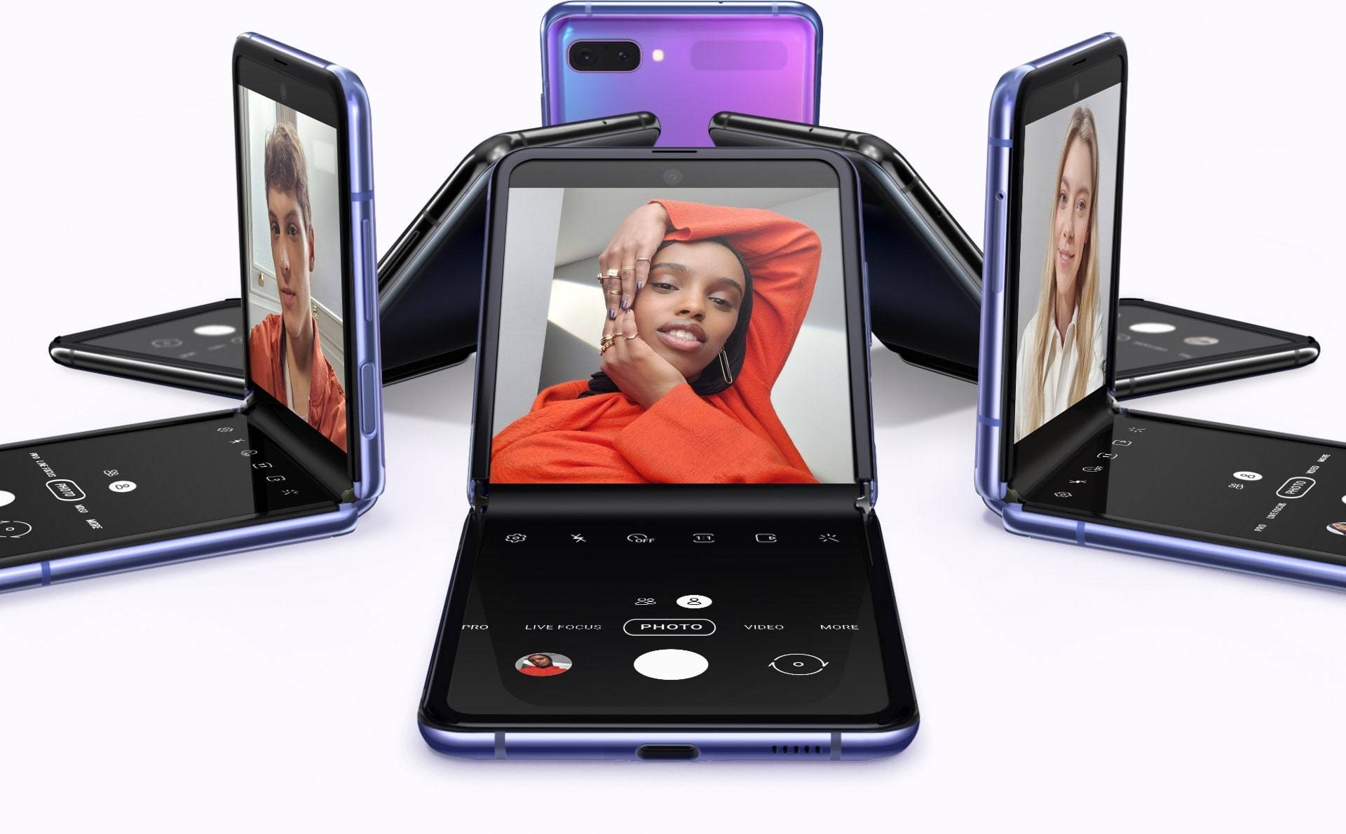 Z Flip Mirror Black