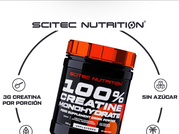 Scitec Nutrition 100 % monohydrate de créatine