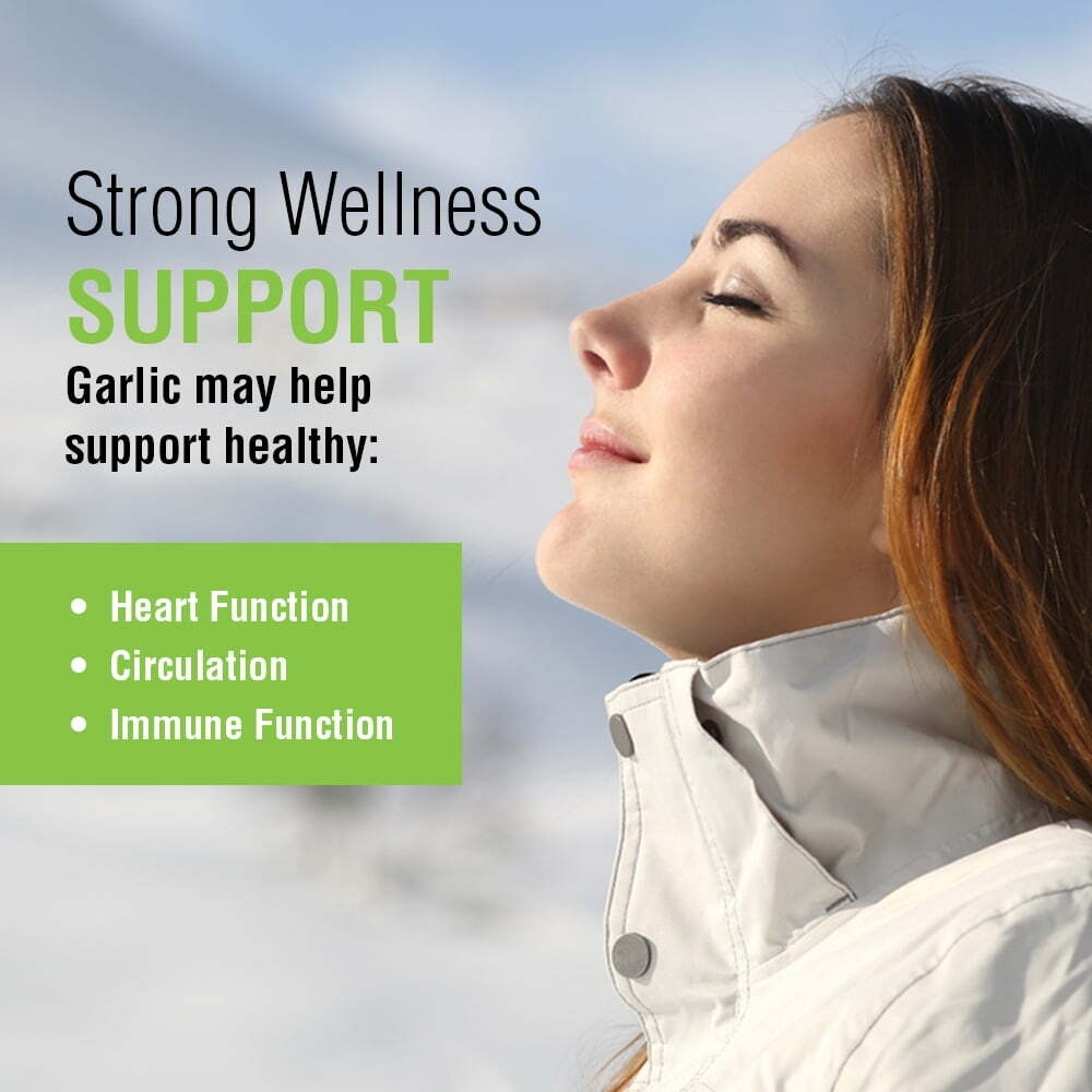 Solaray Garlic Bulb 500 mg - Healthy Immune, Circulatory & Cardiovascular Systems Support - Vegan, Non-GMO - 100 VegCaps