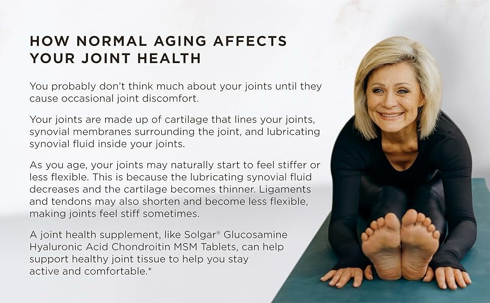 normal aging affects your joint health