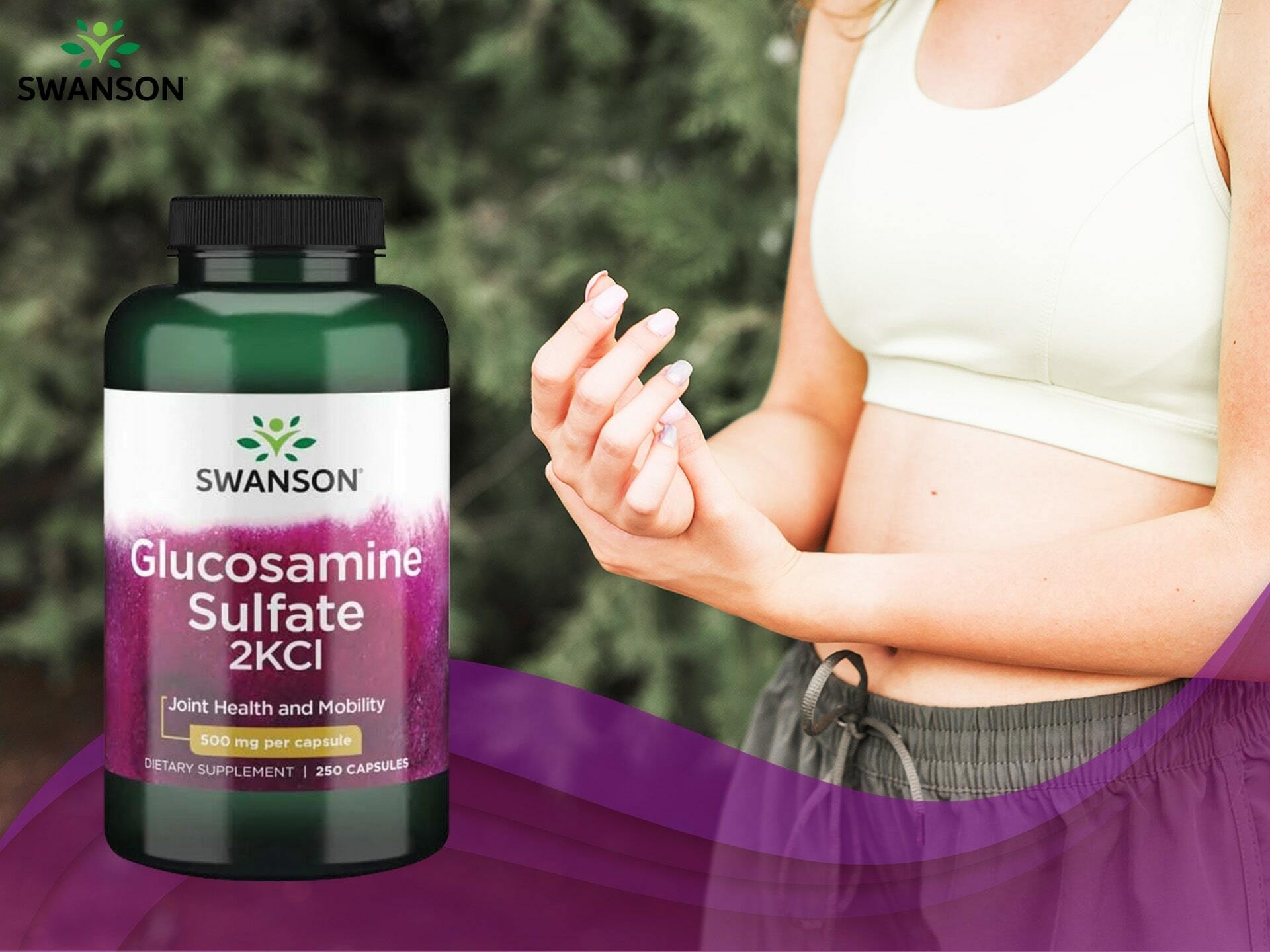 Swanson - glukozamina - wsparcie stawów