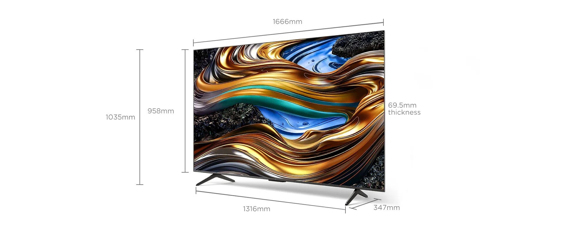 75 inch TCL P755 Smart TV