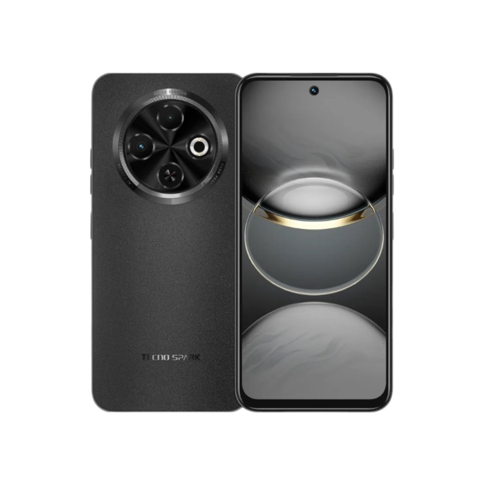 Tecno Spark 30c / cell phone 128 GB ROM / 4 GB RAM / black -