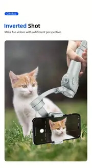 nouveau stabilisateur de perche à selfie ptz à avec anti-vibration intelligent, et lumière de remplissage led - compatible avec les téléphones et samsung. parfait pour noël, halloween, cadeaux danniversaire, photographie, voyage et activités air détails 9